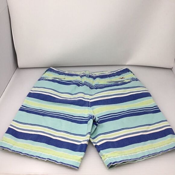 American Eagle Striped Button Fly Shorts (UC4) - Picture 4 of 8